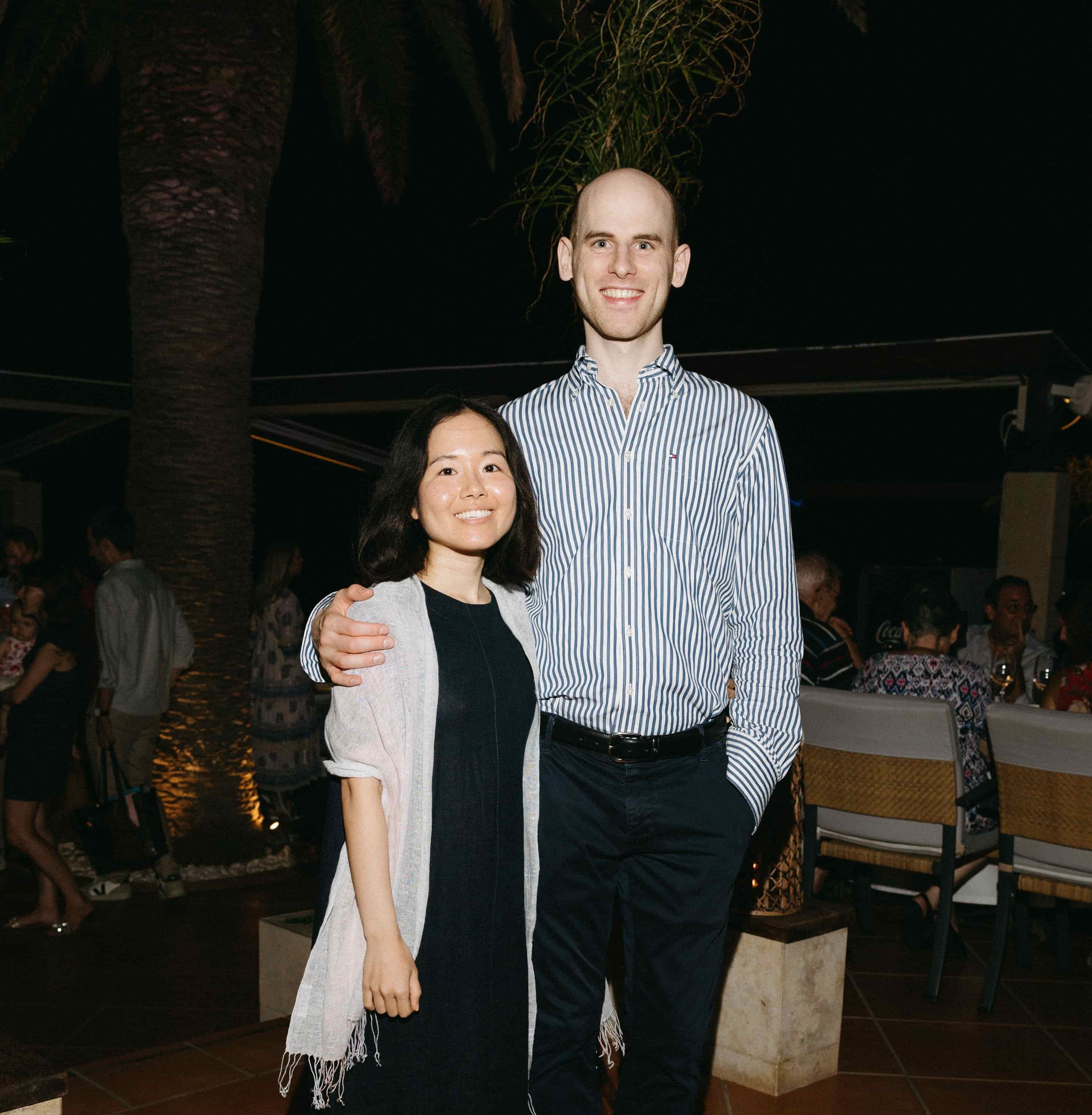 Frederic and Minami, founders of WFH Jobs